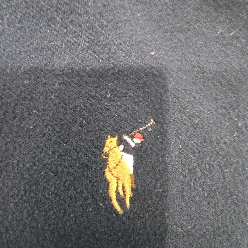 VTG 90s POLO SPORT‎ Ralph Lauren Men's Flannel Shirt NAVY  Polo Pony Sz Large